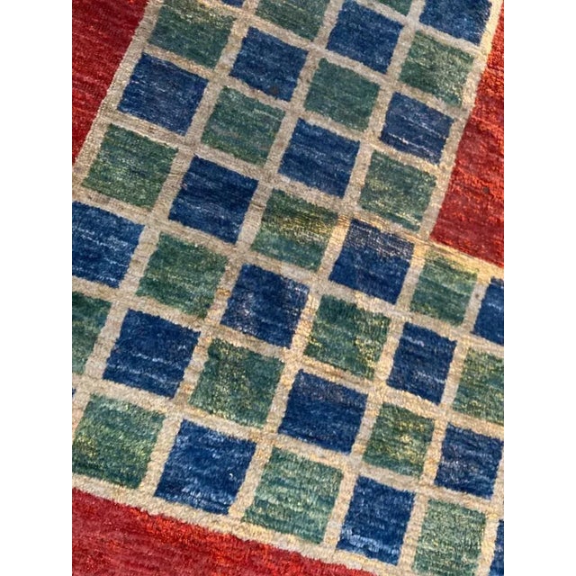 Afghan Modern Design Rug For Sale - Image 9 of 11