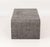 Gray Karl Springer Style Gray Grasscloth Coffee Table For Sale - Image 8 of 9