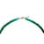 Emerald Green Agate Ombre Gold Bead Necklace For Sale - Image 8 of 8