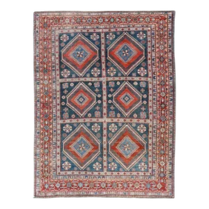 Early 20th Century Antique Persian Shiraz Multi Medallions Rug With Geometric Design