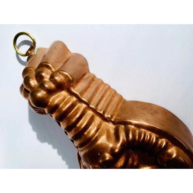 Vintage 1980’s Copper Lobster Kitchen Mold For Sale In San Antonio - Image 6 of 11