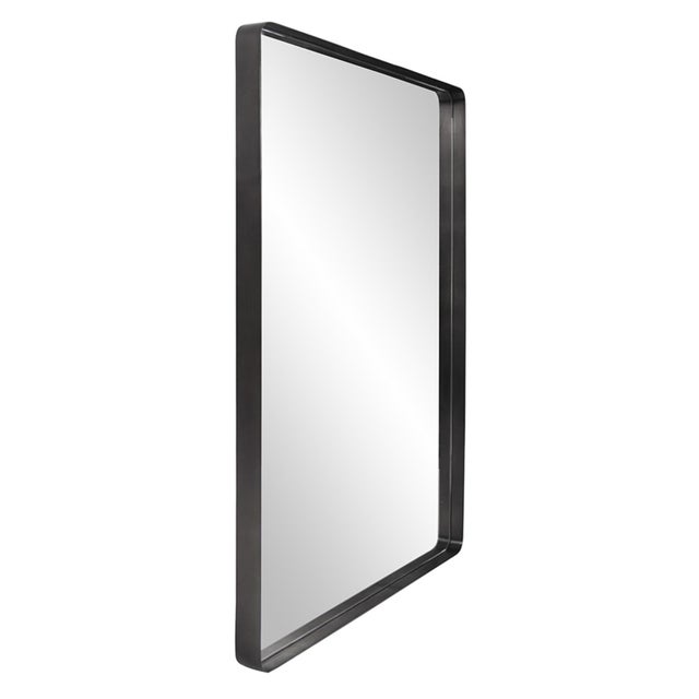 Contemporary Steele Black Mirror For Sale - Image 3 of 9