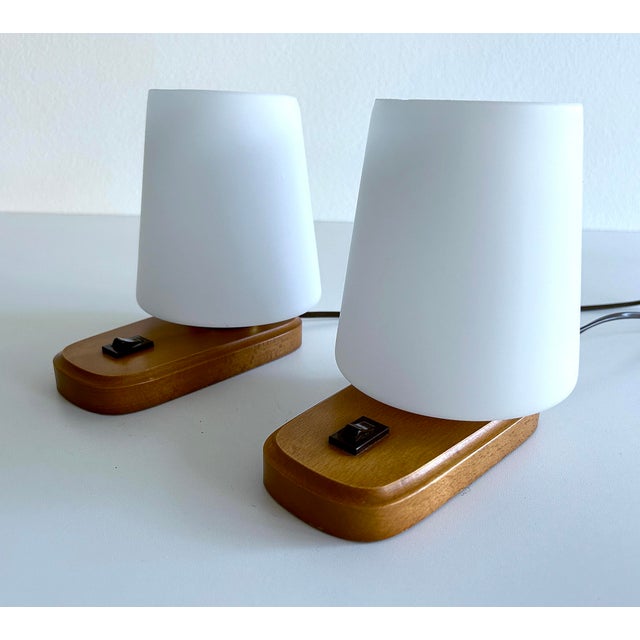 Modern Vintage Danish Table Lamps, Set of 2 For Sale - Image 3 of 15