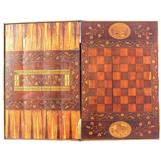19th Century Killarney Marquetry Game Table For Sale - Image 4 of 5
