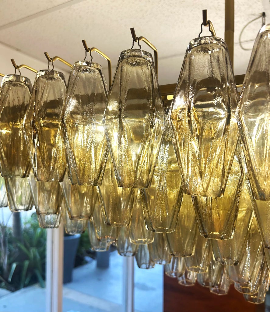 Restoration Hardware Luminaire Chiara Chandelier Brass, Smoked 