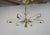 Absolutely astonishing art nouveau/art deco chandelier attributed to wiener werkstatte. Professionally restored: brass...