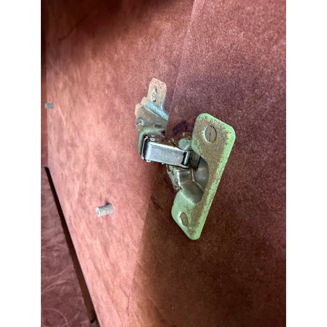 1980’s Postmodern Chic Rattan and Stone Oval Credenza For Sale - Image 12 of 12