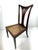 1950s Antique Federal Style Mahogany Chair With Cane Seat and Shield Back Detail For Sale - Image 5 of 12