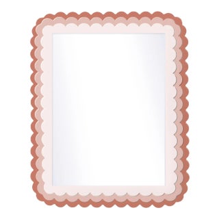 Fleur Home x Chairish Carnival Krewe Rectangle Mirror in Red Earth, 30x40 For Sale