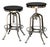 Industrial Vintage Rh Chrome & Wood Bar Stool, Pair For Sale - Image 3 of 11