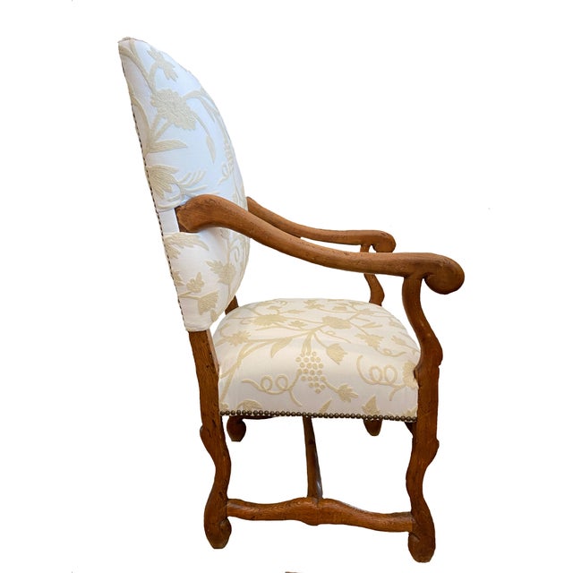 19th Century French Mutton Bone Arm Chair For Sale - Image 4 of 8