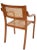 Brown Bent Plywood and Cane Arm Chair Circa 1970's After Thonet For Sale - Image 8 of 12