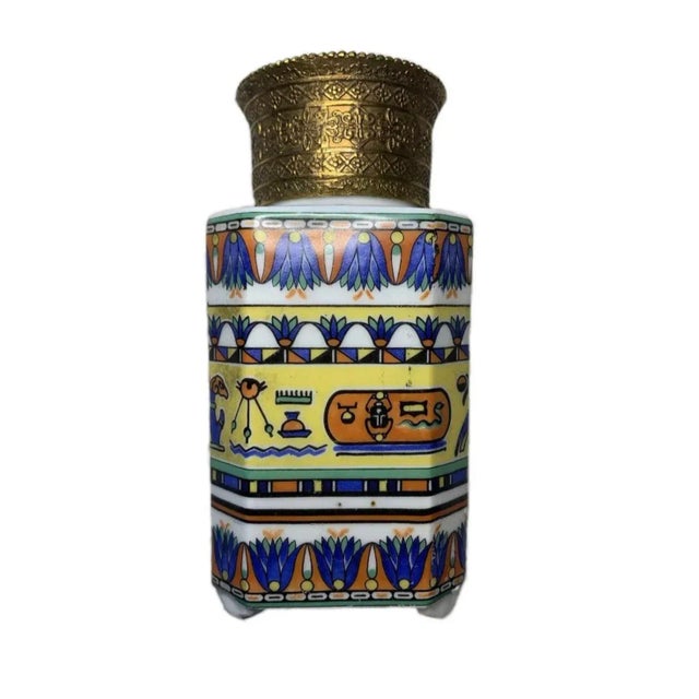 Antique German Porcelain Egyptian Theme Aerozon For Sale - Image 12 of 12