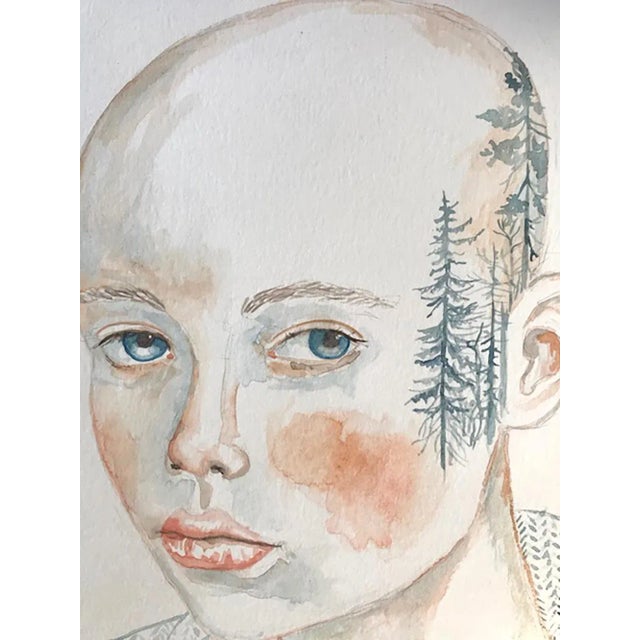 Anne siems has created this stunning watercolor on strathmore cold press paper. All archival materials. Paper size: 24x18...