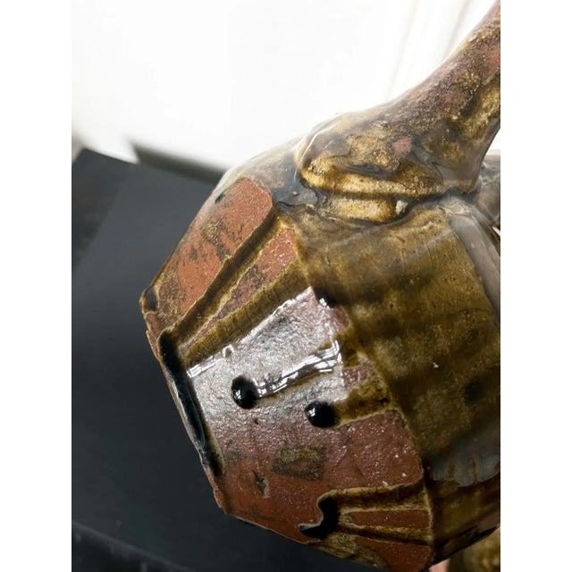 Mid 20th Century Japanese Mingei Glazed Tea Pot with Kintsugi by Shoji Hamada For Sale - Image 10 of 13