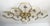 Fabio Ltd 21st Century Hive Satin Brass Clear Murano Flush Mount by Fabio LTD For Sale - Image 4 of 9