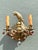 Vintage Brass and Crystal Parrot Sconce For Sale - Image 11 of 12