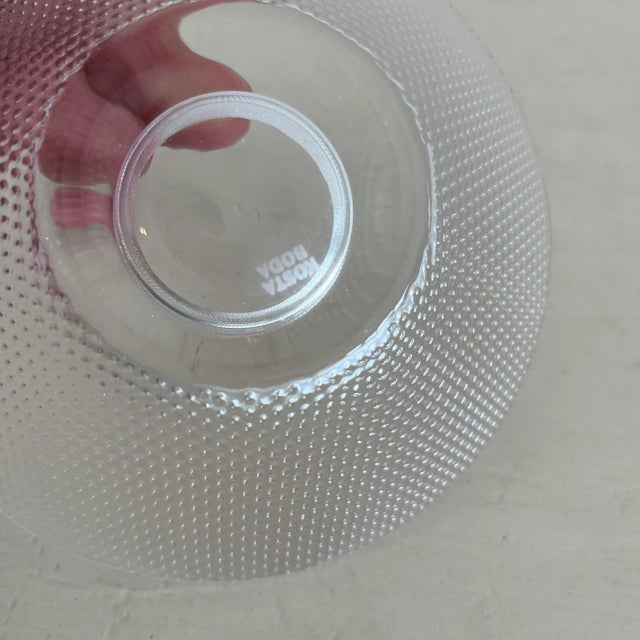 1980s Kosta Boda Limelight Pattern Clear Glass Votive Candleholder For Sale In Los Angeles - Image 6 of 8