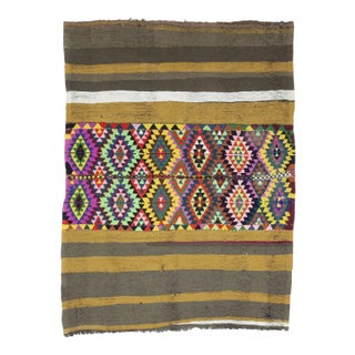 Turkish Vintage Small Kilim For Sale