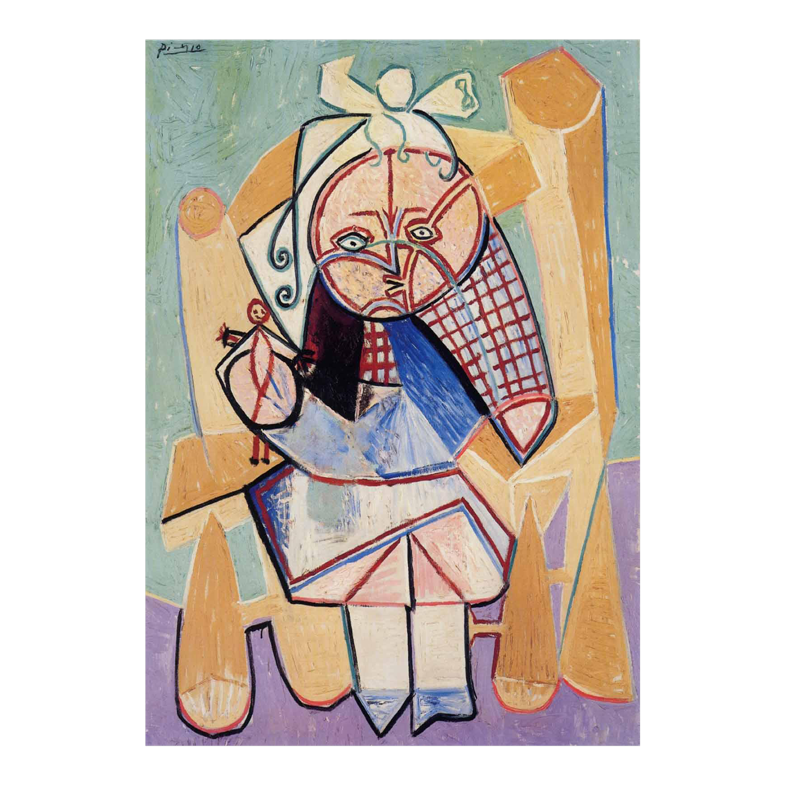 Picasso La Fille Du Concierge Giclee Numbered Edition | Chairish
