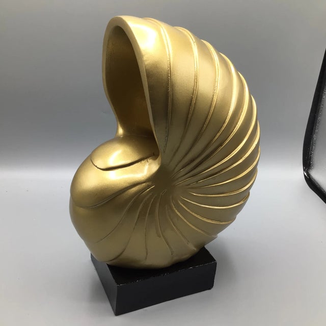 Faux Gold Shell on Black Base For Sale - Image 13 of 13