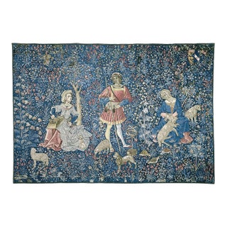 Le Travail De La Laine Silkscreen Tapestry - 220 X 325 Cm (7'3" X 10'8") - Requires Concealed Wooden Batten For Sale