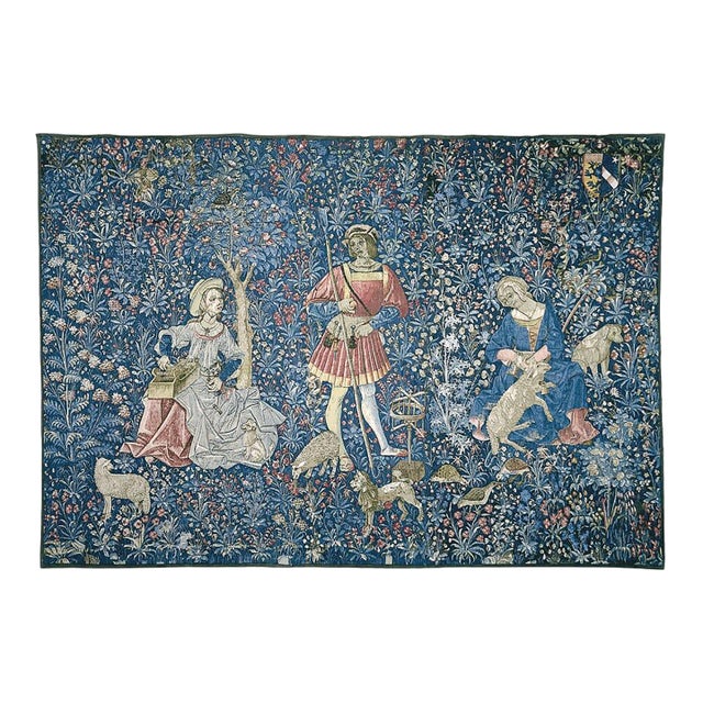 Le Travail De La Laine Silkscreen Tapestry - 220 X 325 Cm (7'3" X 10'8") - Requires Concealed Wooden Batten For Sale
