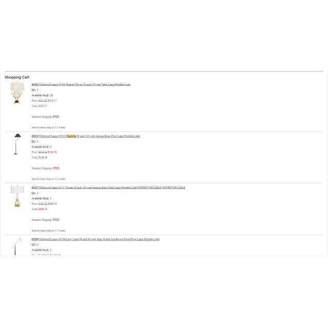 Early 21st Century Charlotte II Swing-Arm Floor Lamp by Frederick Cooper For Sale - Image 5 of 6