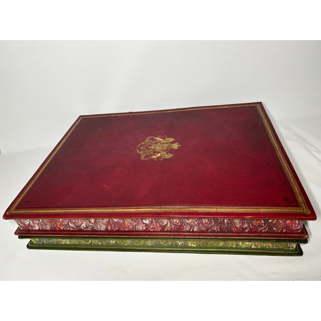 Late 20th Century Elephant Folio Investiture Boxes - A Pair For Sale - Image 4 of 12