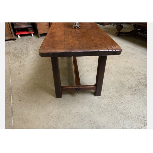 Antique Monastery Table, 1900s For Sale - Image 4 of 13