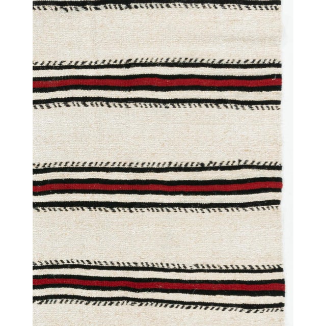 Vintage Circa 1940 Turkish Kilim Flat Weave Rug 4ft 8in X 8ft 4in For Sale In New York - Image 6 of 8