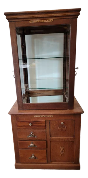 Antique Victorian 1880s Doctor Cabinet Medical Cabinet Optician Cabinet
