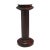 Victorian Classical Melon Ribbed Mahogany Marble Top Sculpture Pedestal C1900 For Sale