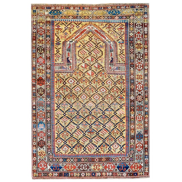 Textile Late 19th Century Shriven Prayer Rug For Sale - Image 7 of 7