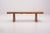 Scandinavian Modern Organic Coffee Table or Bench in Elm attributed to C-A Beijbom, 1965 For Sale - Image 4 of 8