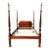 Late 20th Century Councill Solid Mahogany Queen Size Bed Frame For Sale