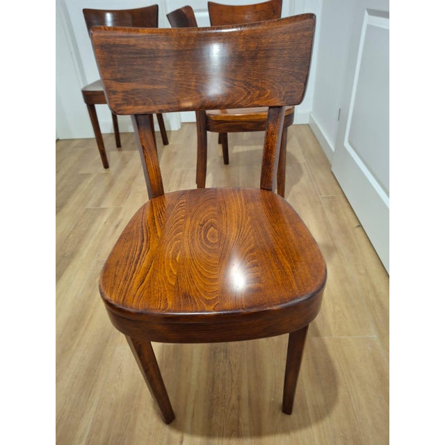Chairs, Former Czechoslovakia, 1960s, Set of 4 For Sale - Image 3 of 12