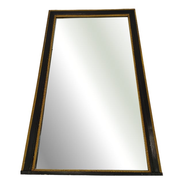 Antique Patinated Mirror in Fir For Sale