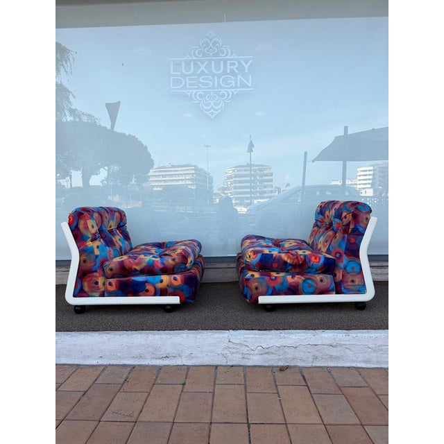 Amanta Armchairs by Mario Bellini for C&B Italia, 1969, Set of 2 For Sale - Image 9 of 18