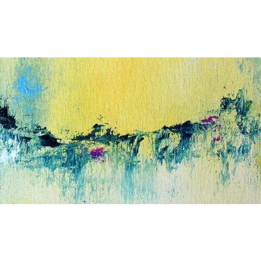 "Sun Swash" Contemporary Minimalist Abstract Print For Sale - Image 4 of 5