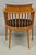 Vintage Postmodern Maple Wood Spindle Barrel Back Tapered Leg Lounge Arm Chair For Sale - Image 10 of 12