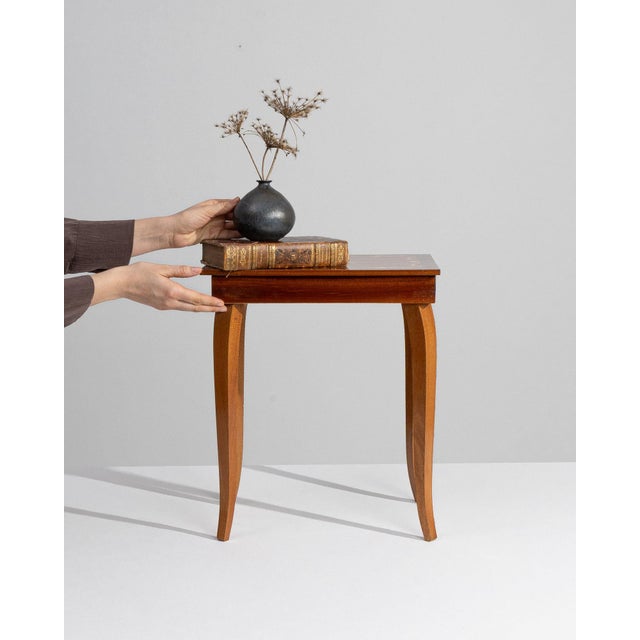 Mid 20th Century 20th Century Italy Rich Mahogany Mahogany Side Table For Sale - Image 5 of 11