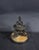 Mid 19th Century 19th Century Italian Grand Tour Sienna Marble & Patinated Bronze Inkwell With Seahorses For Sale - Image 5 of 9