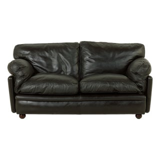 Poppy 2-Seater Sofa by Tito Agnoli for Poltrona Frau, 1970s For Sale