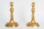 Pair of gilded bronze candlesticks in the louis xvi style, 19th century, napoleon iii period. Pair of gilded bronze...