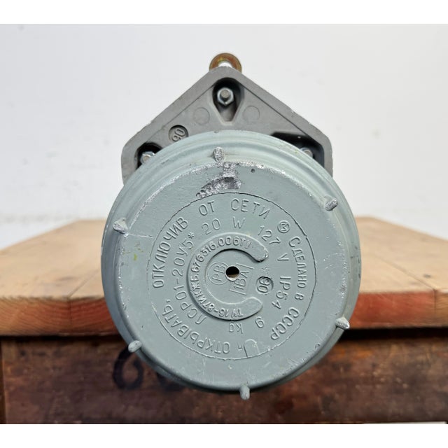 Soviet Industrial Grey Hanging Tube Light, 1970s For Sale - Image 16 of 18