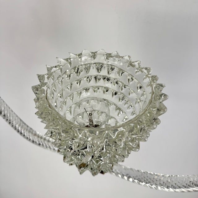 Murano Rostrato Glass Pendant Lamp from Barovier & Toso, 1940s For Sale - Image 9 of 14