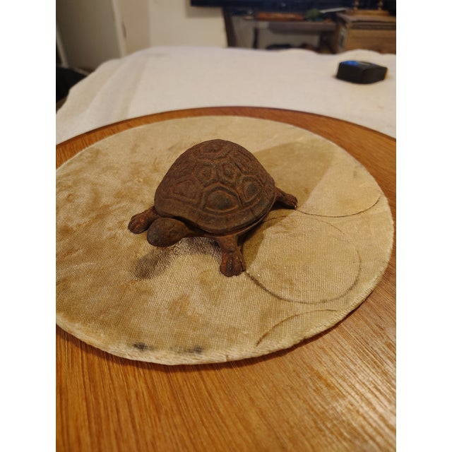 Antique Cast Iron Turtle For Sale - Image 4 of 7