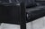 Metal Vintage Black Leather Cab 415 Settee by Mario Bellini for Cassina For Sale - Image 7 of 13