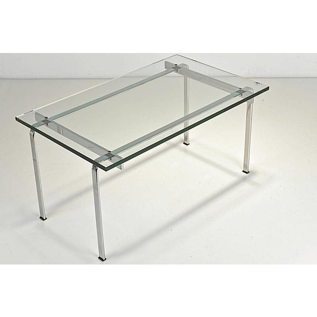 Metal Side Table in Steel-Glass by Preben Fabricius and Jørgen Kastholm for Kill International, Germany, 1968 For Sale - Image 7 of 12